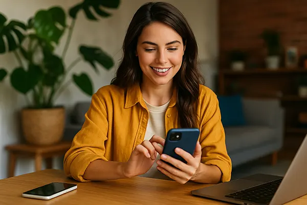Scène réseaux sociaux